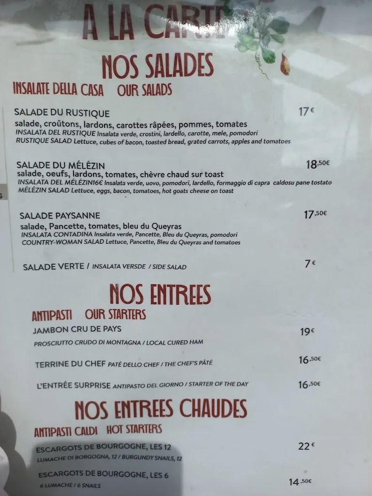 Menü_Le Rustique_Briançon_Bild_1