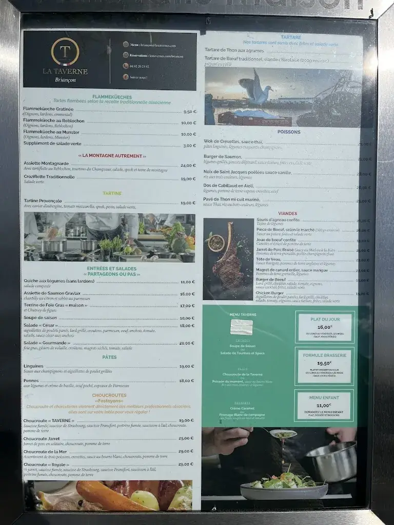 Menu_La Taverne - Table de caractère - Briançon_Briançon_imagen_2