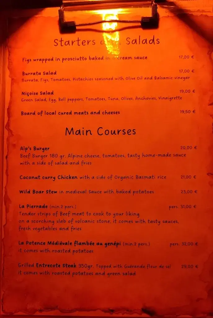 Menu_Restaurant L’Etage_Briançon_image_2