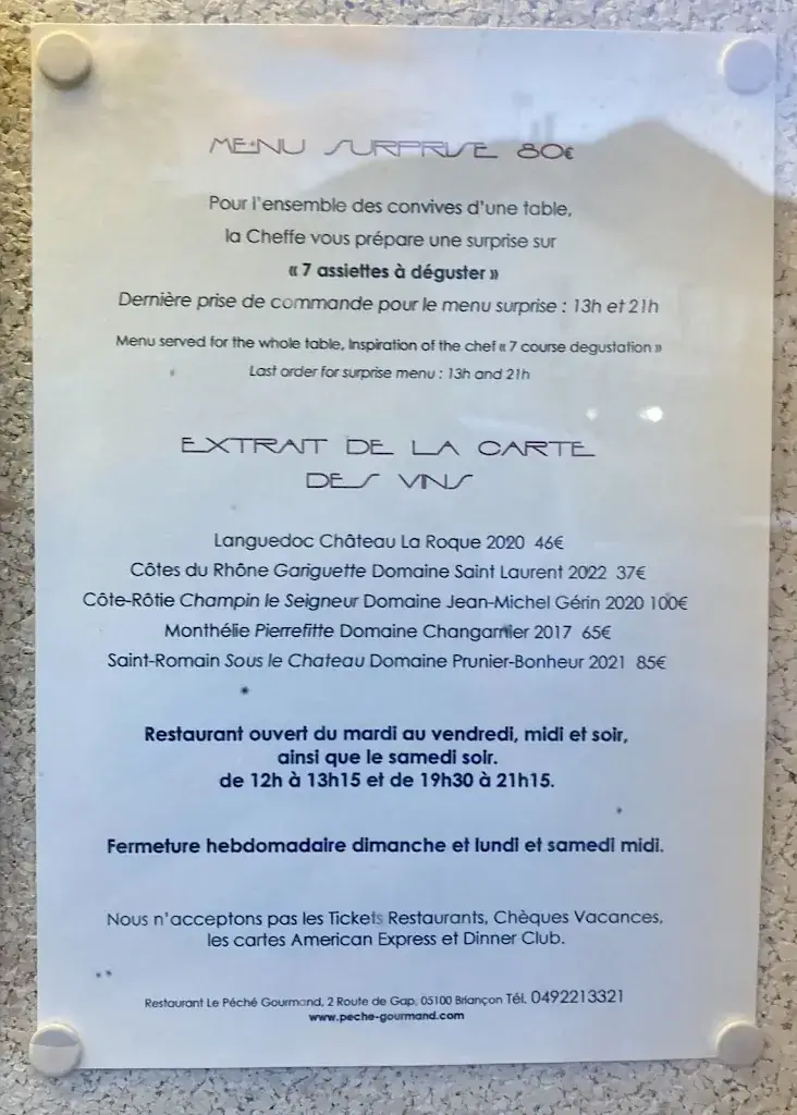 Menu_Le Pêché Gourmand_Briançon_image_1