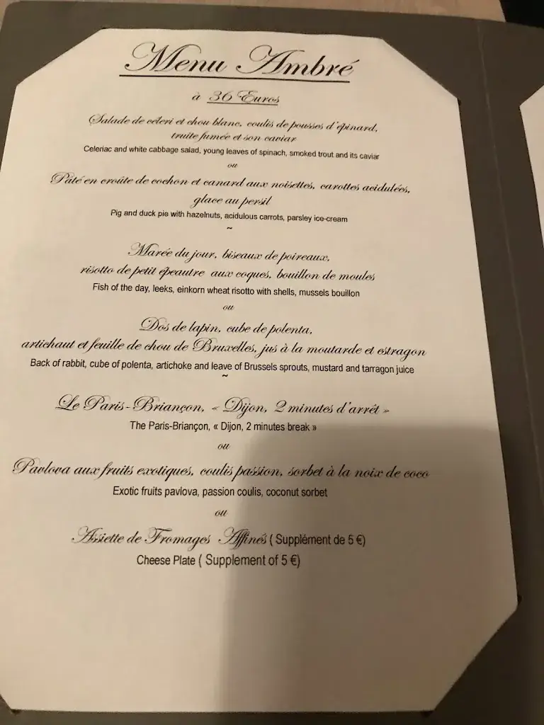 Menu_Au plaisir ambré_Briançon_image_1