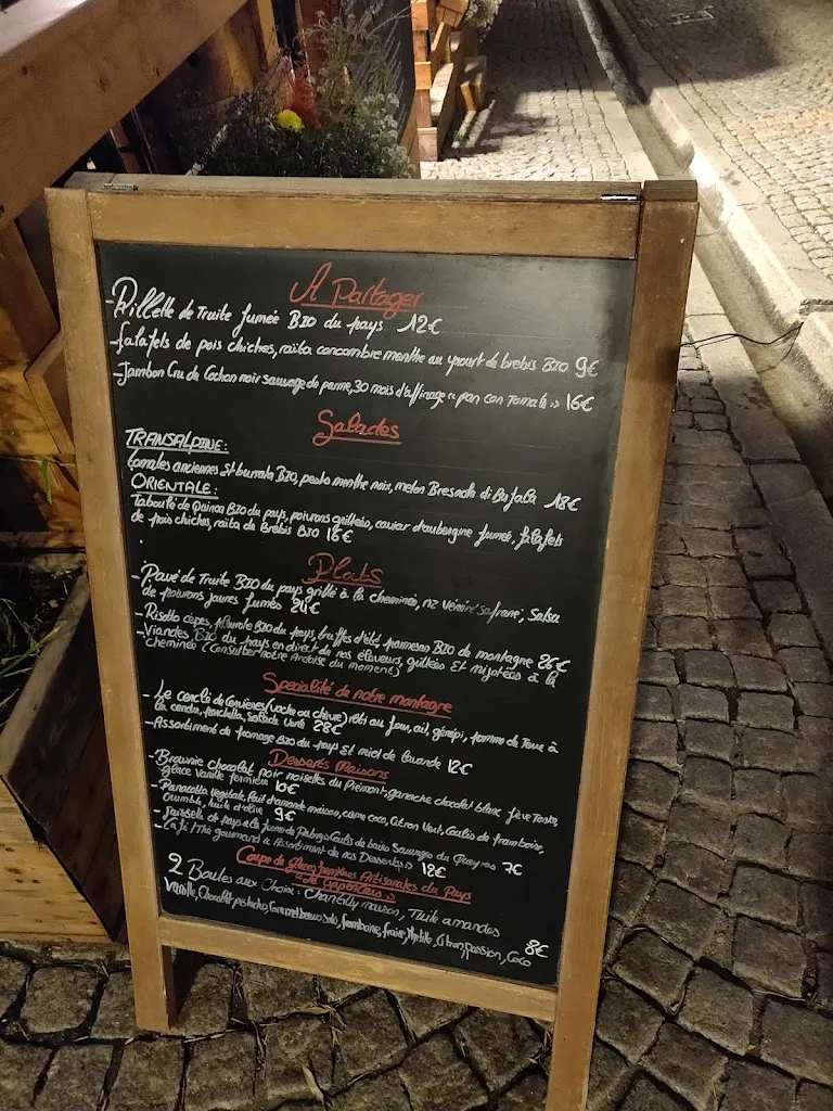 Menu_Le Pied de la Gargouille_Briançon_immagine_3