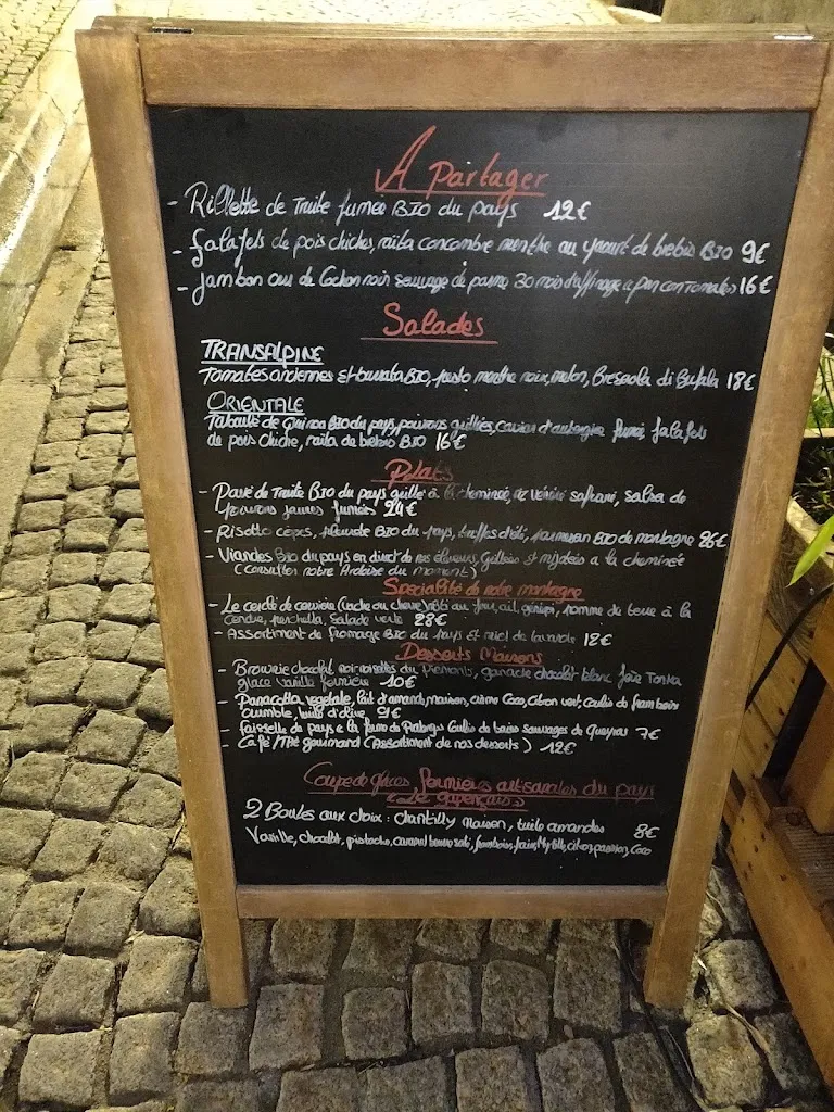 Menu_Le Pied de la Gargouille_Briançon_immagine_4
