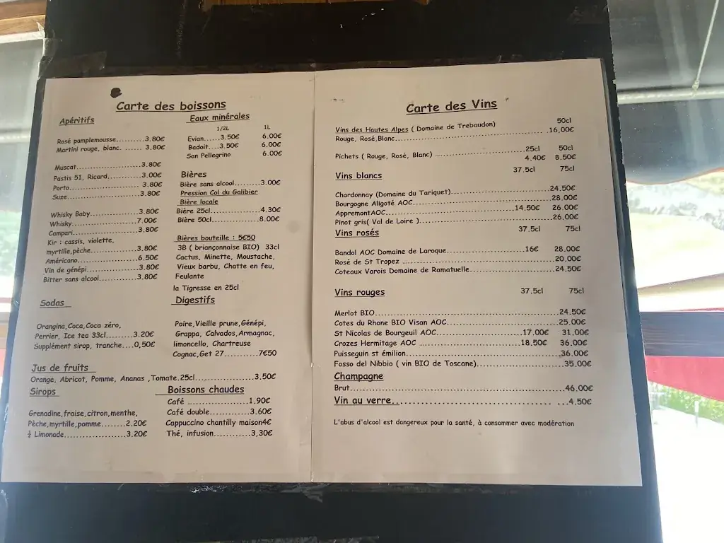 Menu_Restaurant les Ecrins_Briançon_image_2