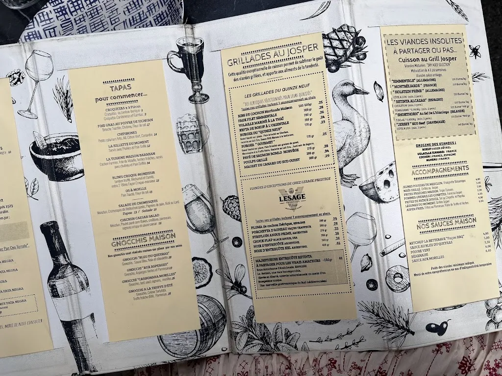 Menu_Le Quinze Neuf_Briançon_image_1