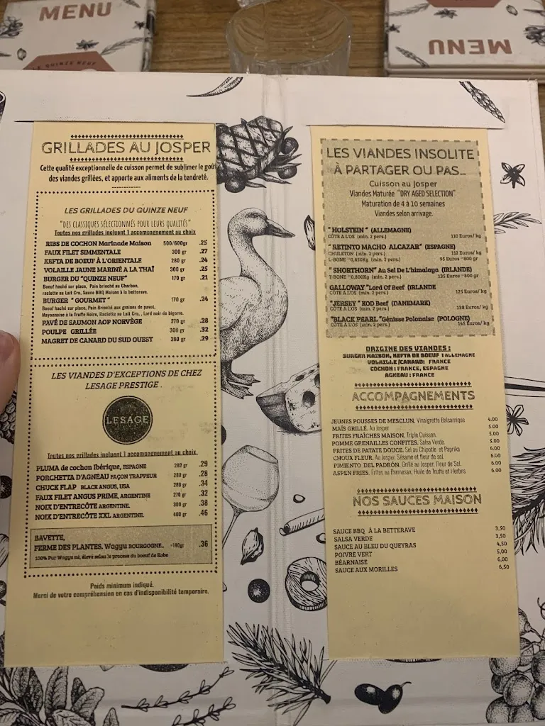 Menu_Le Quinze Neuf_Briançon_image_3