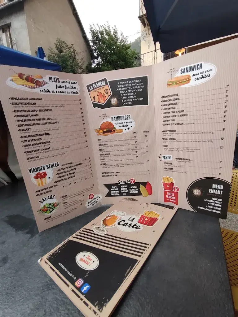 Menu_La Friterie d’Eva - Bar Friterie_Briançon_image_1