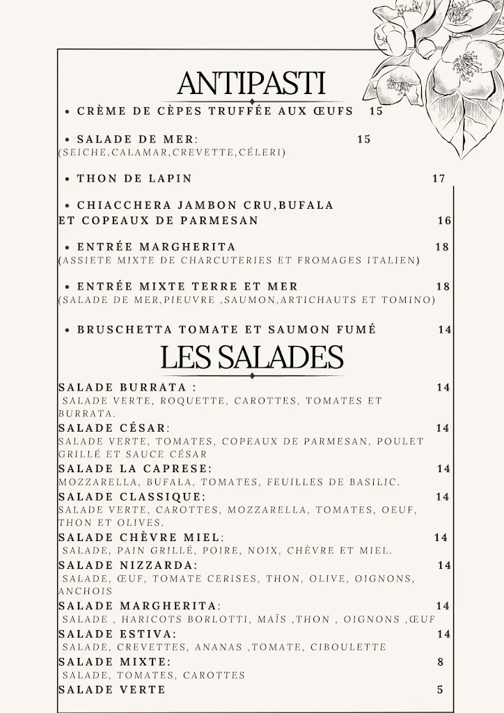 Menu_Margherita Briançon_Briançon_image_2