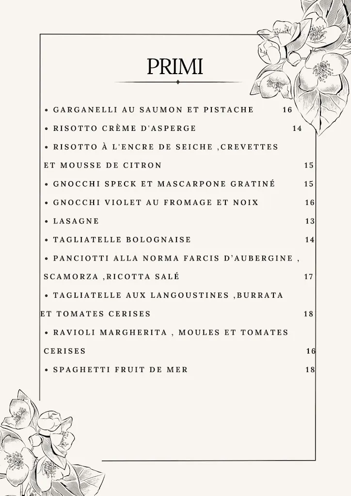 Menu_Margherita Briançon_Briançon_image_3