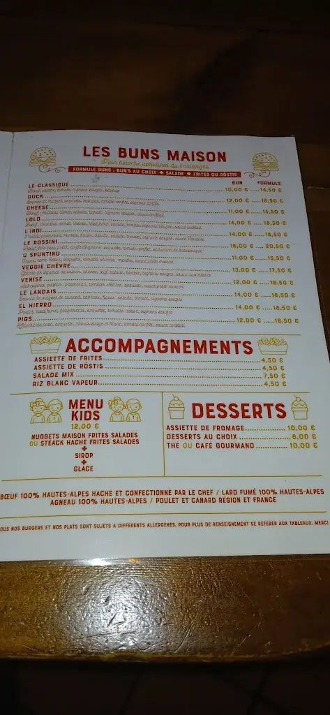 Menu_Le Kazdal_Briançon_image_2