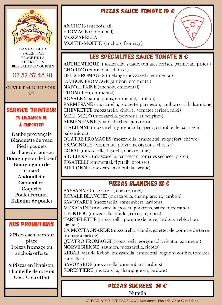 Menu_Restaurant pizzeria 
