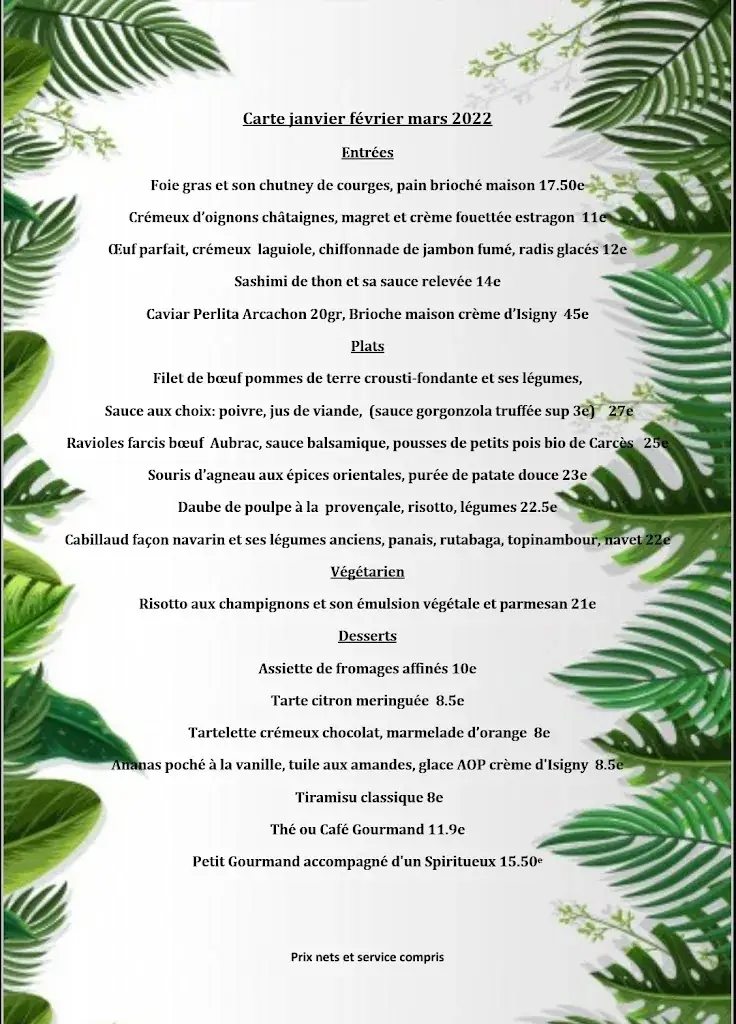 Menu_La Craie des Mets_Brignoles_image_2