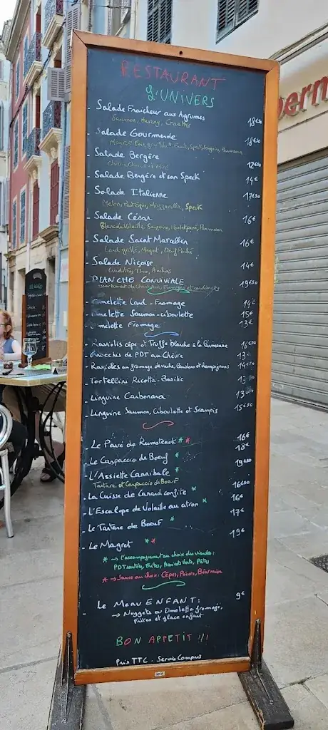 Menu_Café de l'Univers_Brignoles_image_2