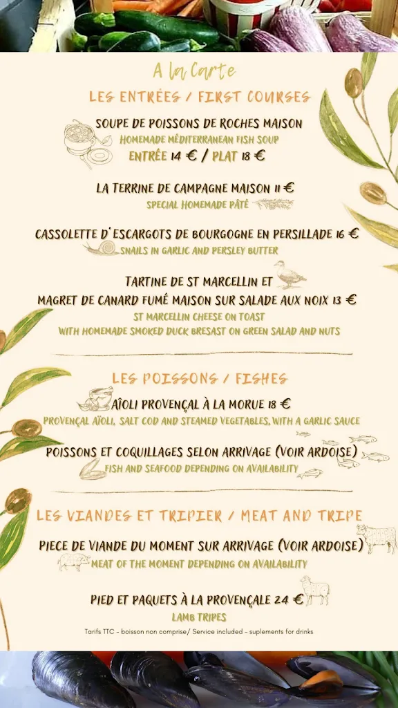 Menu_Hôtel Restaurant Le Provence Brignoles_Brignoles_image_1