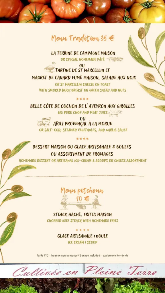 Menu_Hôtel Restaurant Le Provence Brignoles_Brignoles_image_2