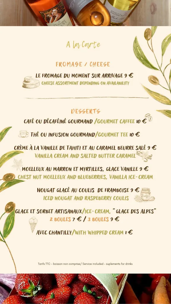 Menu_Hôtel Restaurant Le Provence Brignoles_Brignoles_image_3