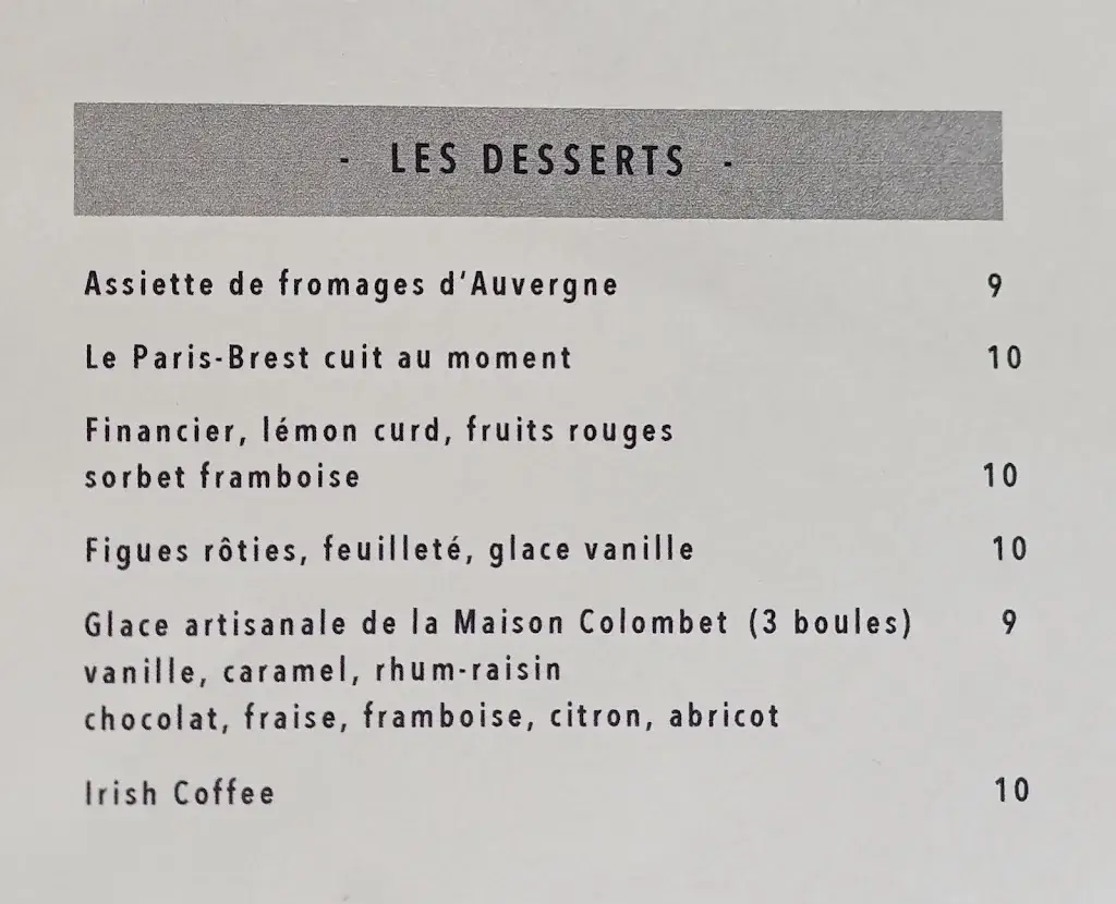 Menu_Auberge Fontaine du Berger_Orcines_image_4