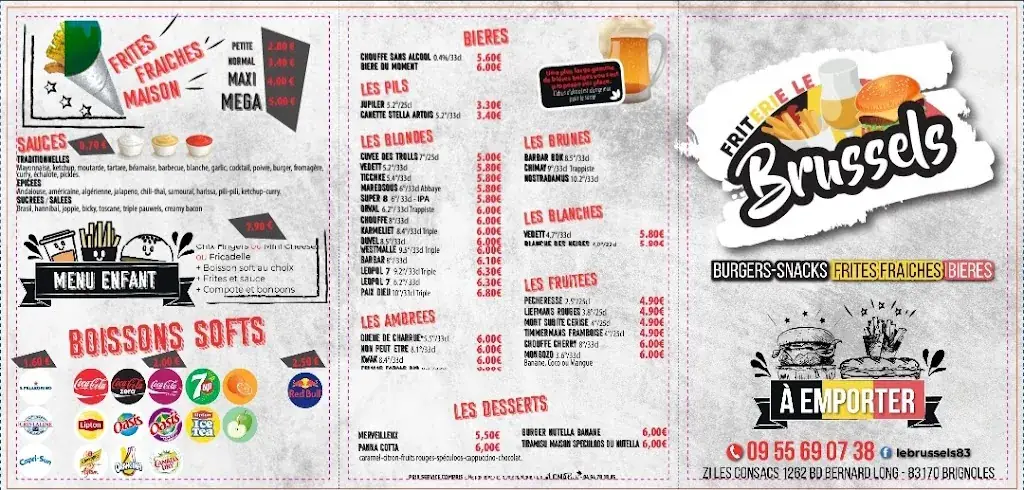 Menü_Restaurant Friterie Le Brussels Brignoles_Brignoles_Bild_2