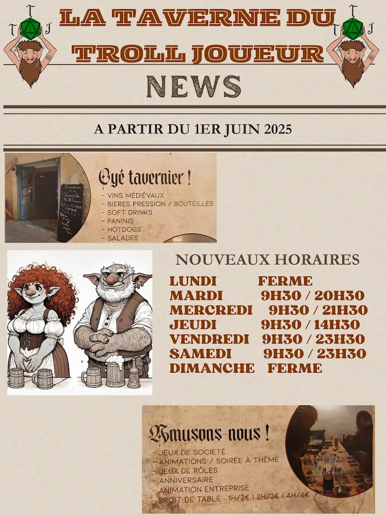 Menu_La Taverne du troll joueur_Brignoles_image_1