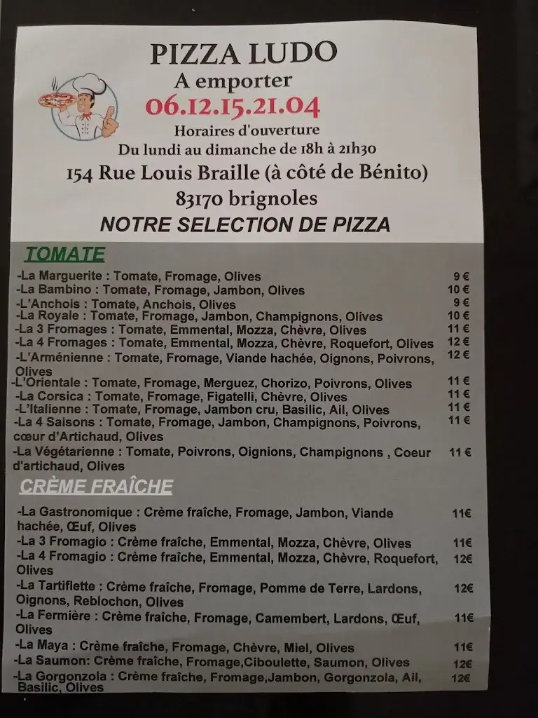 Menu_Pizza Ludo Brignoles_Brignoles_image_2