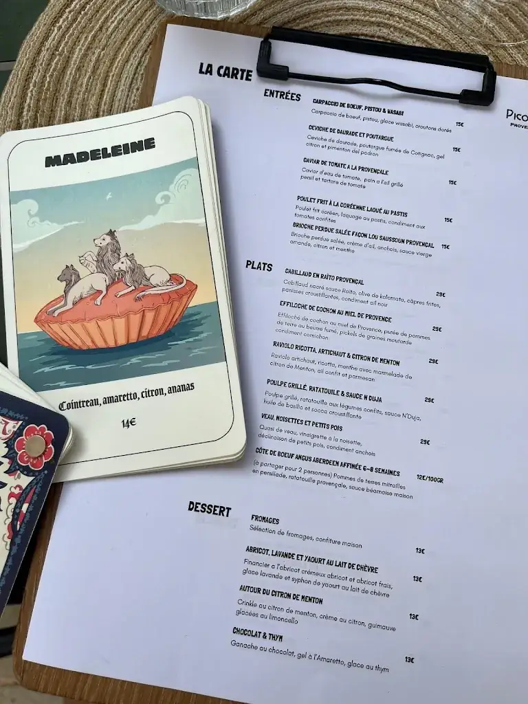 Menu_Picotte Provence_Cotignac_image_3
