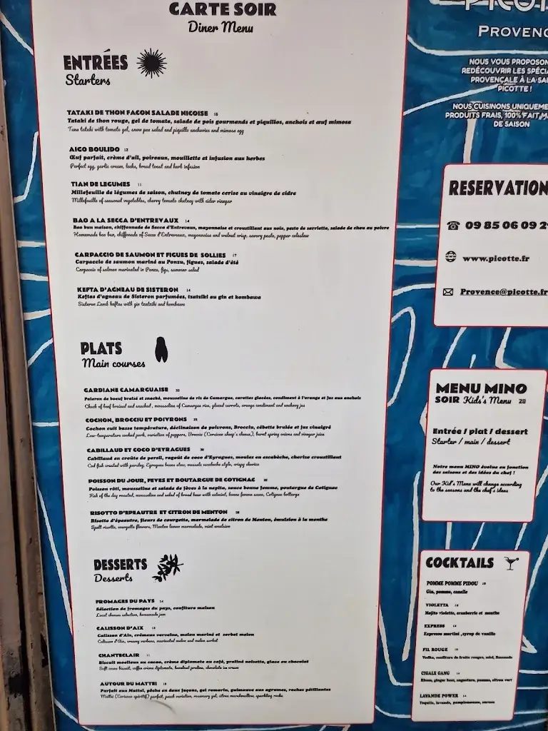 Menu_Picotte Provence_Cotignac_image_4