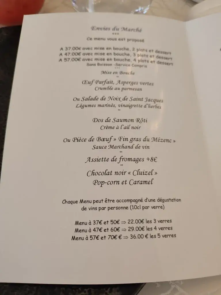 Menu_Auberge de la Baraque_Orcines_image_4