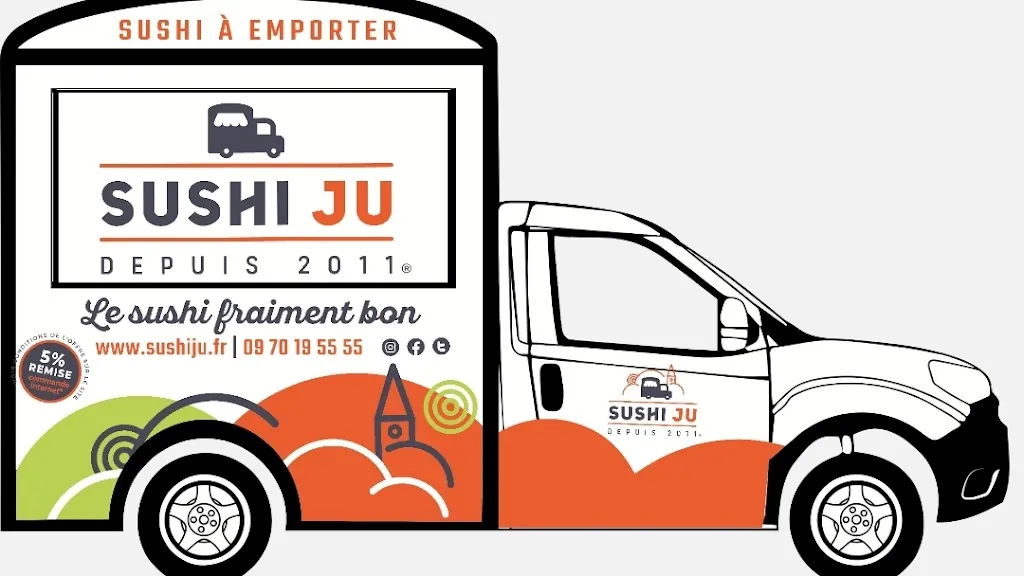 Camion SUSHIJU Camaret restaurant in Camaret-sur-Aigues