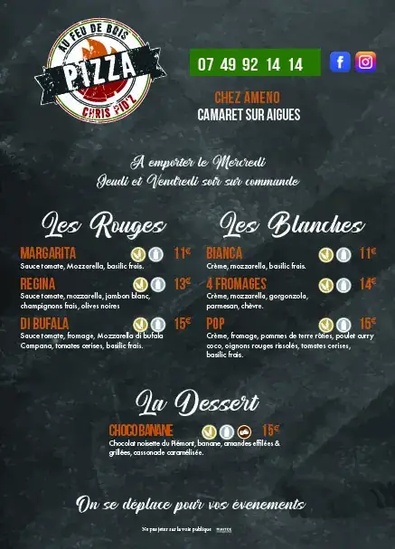Menu_Chris Pid'z_Camaret-sur-Aigues_image_1