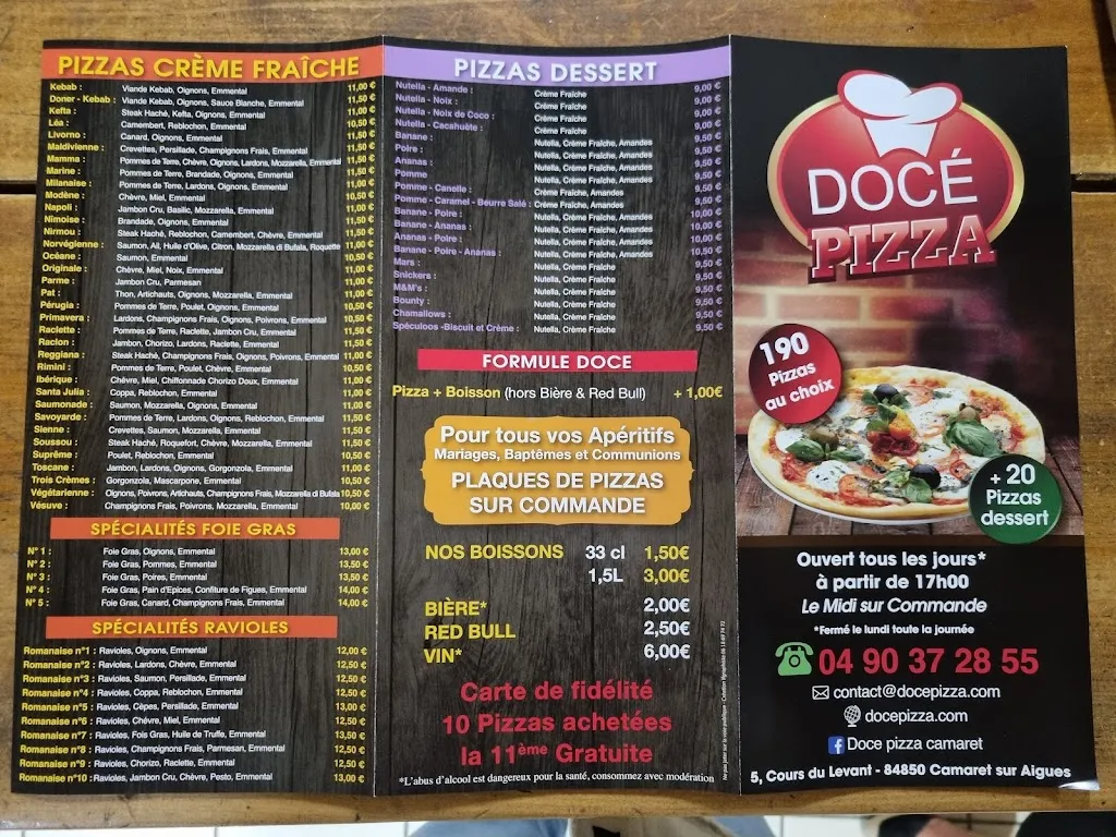 Menu_Docé Pizza_Camaret-sur-Aigues_image_2