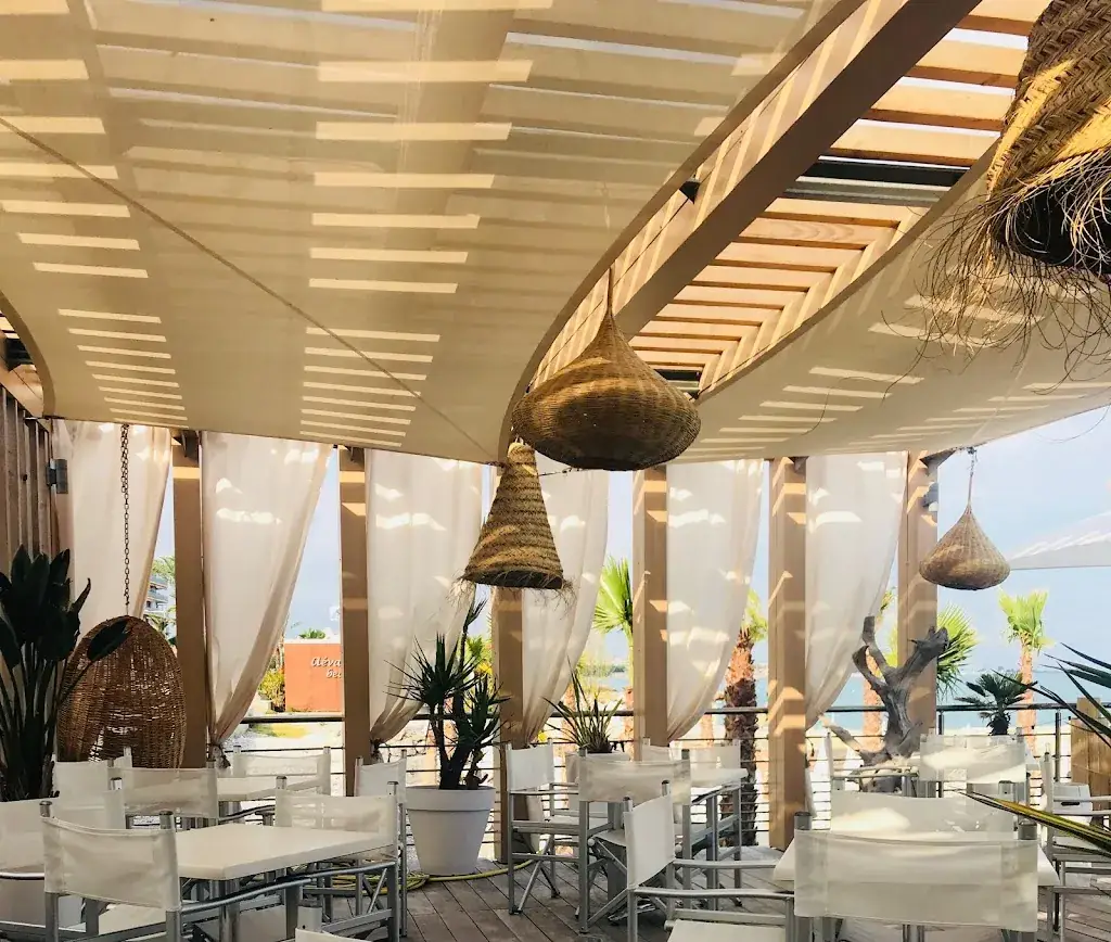 La Spiaggia plage restaurant in Cagnes-sur-Mer