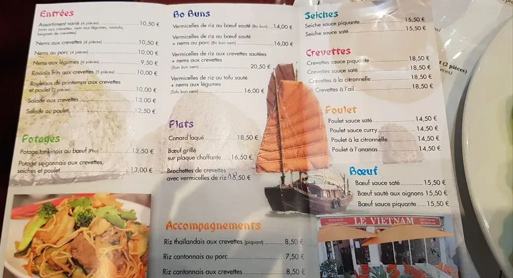 Menu_Le Vietnam_Cagnes-sur-Mer_image_1