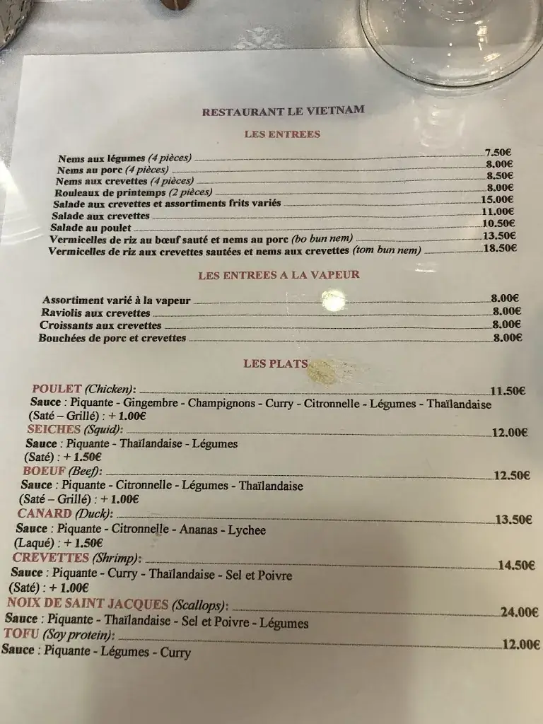Menu_Le Vietnam_Cagnes-sur-Mer_image_3