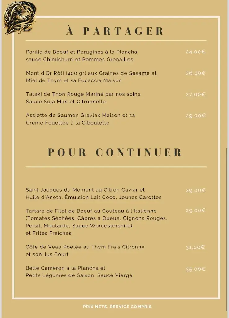 Menu_Restaurant La Cravache Les Paris Mutuels Urbains_Cagnes-sur-Mer_immagine_1