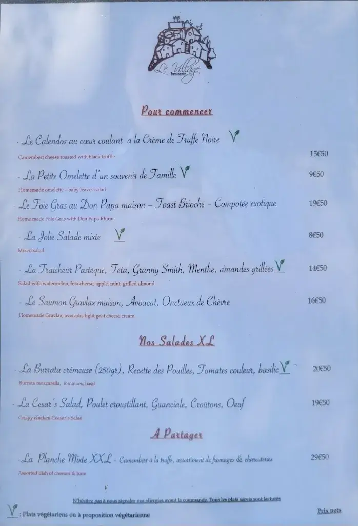 Menu_Le Village_Cagnes-sur-Mer_immagine_3