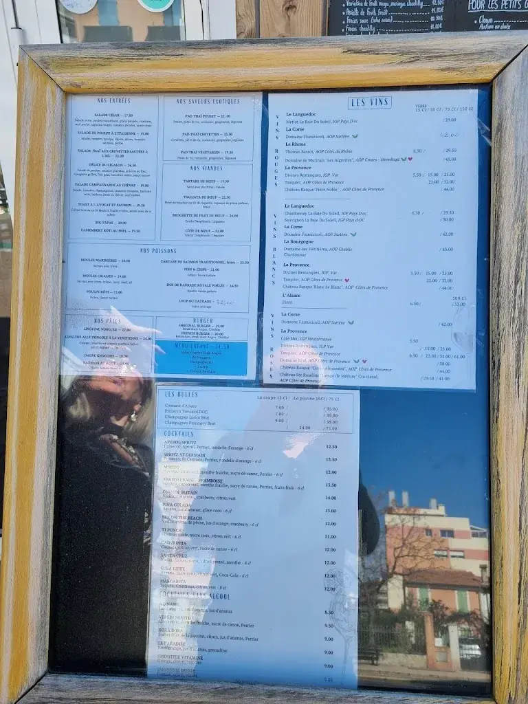 Menu_Cigalon Plage_Cagnes-sur-Mer_image_2