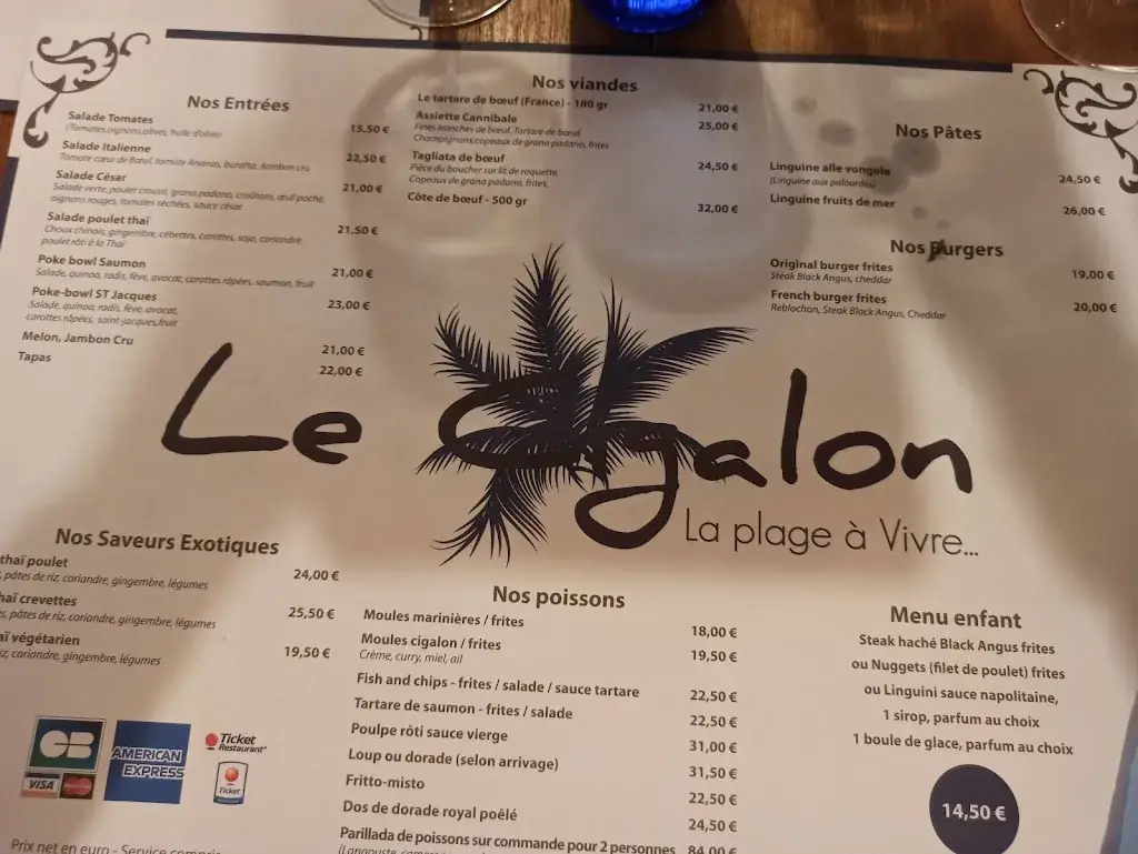 Menu_Cigalon Plage_Cagnes-sur-Mer_image_3