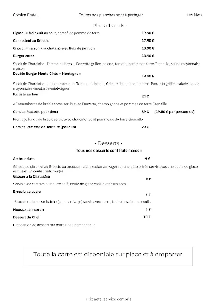 Menu_Corsica Fratelli - Restaurant_Cagnes-sur-Mer_image_2