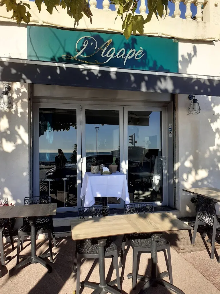 L'Agapè restaurant in Cagnes-sur-Mer