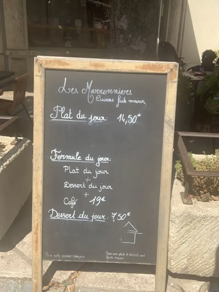 Menu_Les Marronniers / sarl le Cercle_Callian_image_3