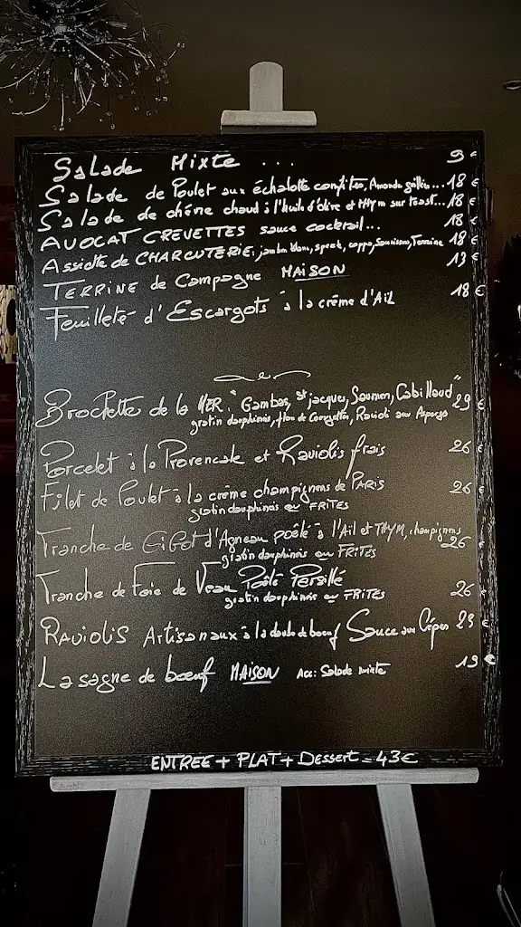 Menu_Restaurant Le Marina_Montauroux_image_1