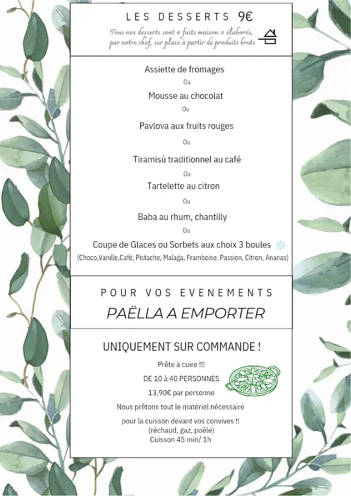 Menu_Restaurant Les Esclapières_Montauroux_image_3
