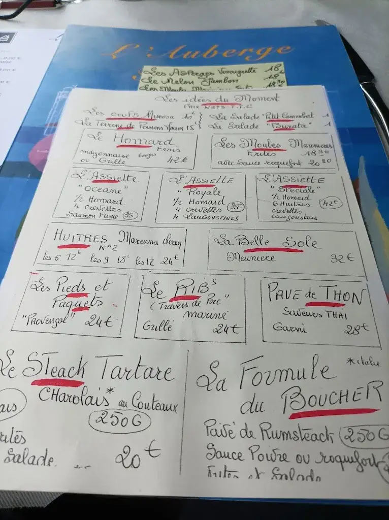 Menu_Auberge Fleurie_Fayence_image_4