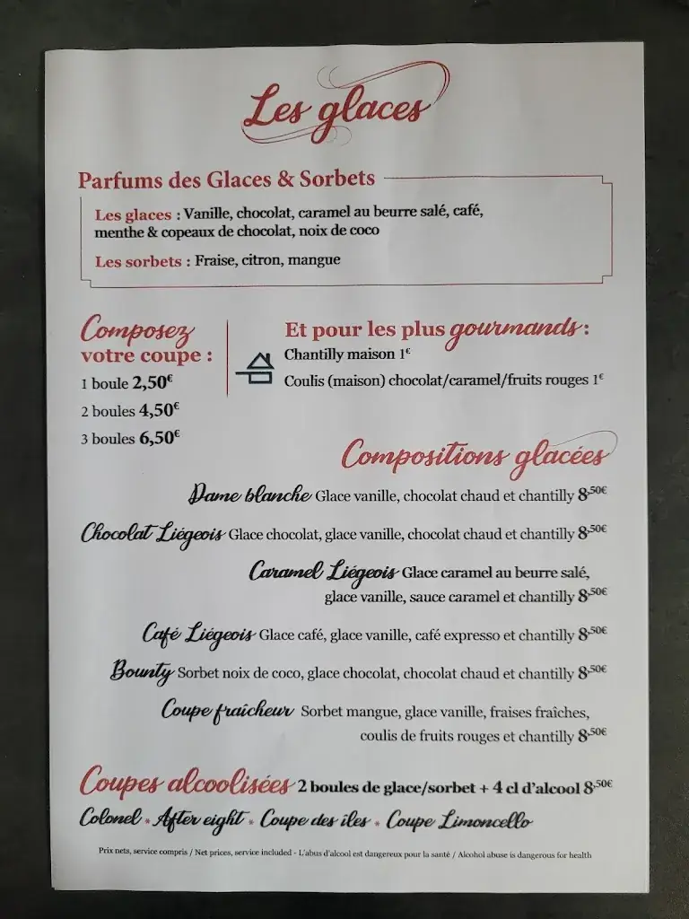 Menu_Auberge du Chateau_Fayence_image_2