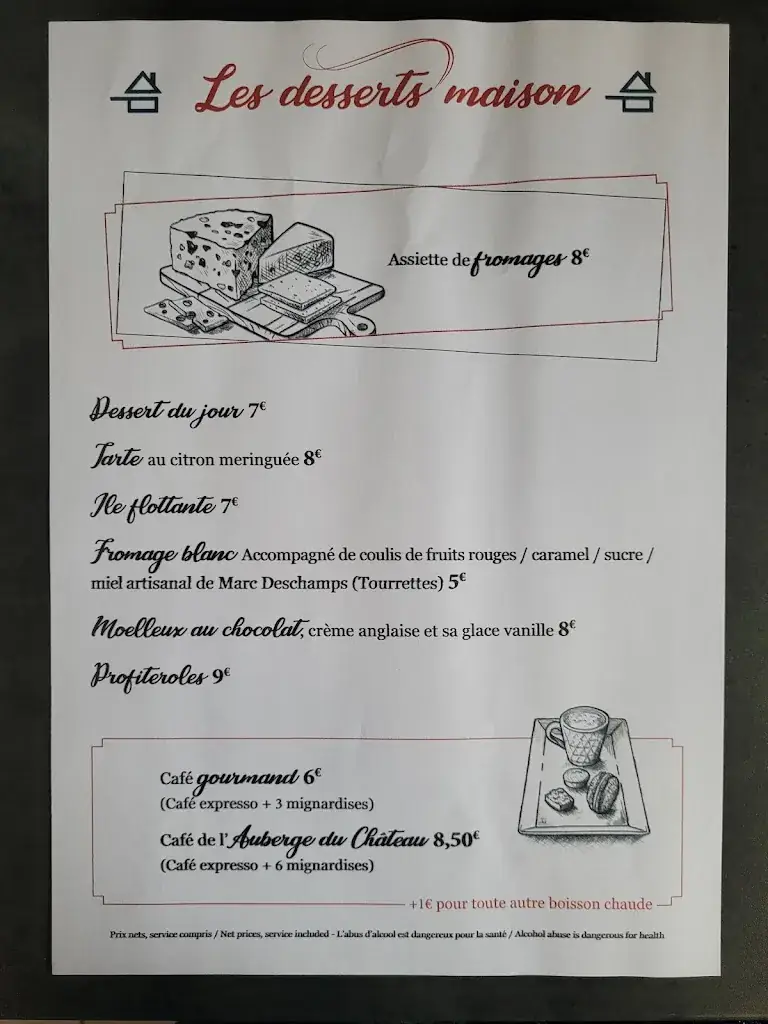 Menu_Auberge du Chateau_Fayence_image_3
