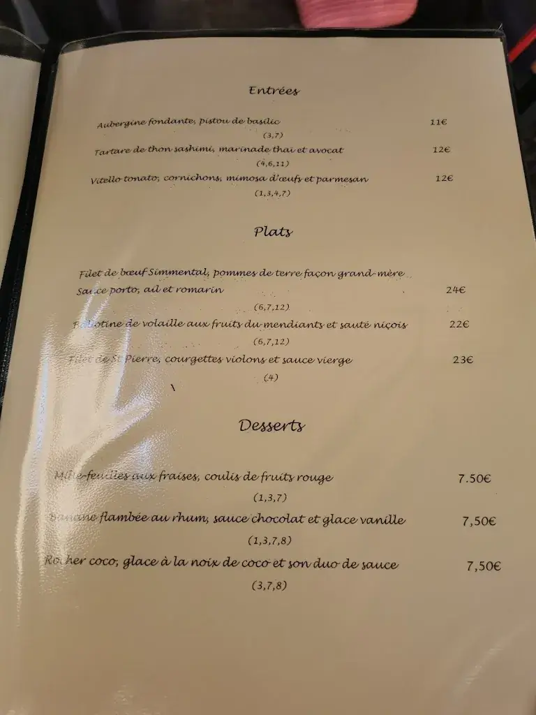Menu_La Torche_Fayence_immagine_3
