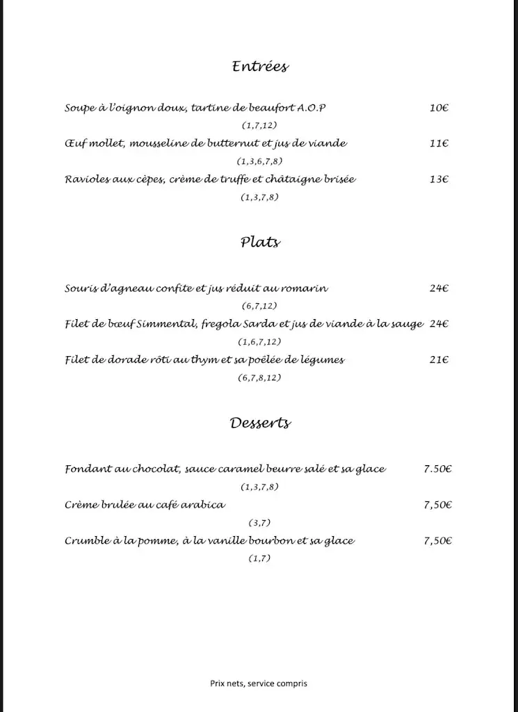 Menu_La Torche_Fayence_immagine_4