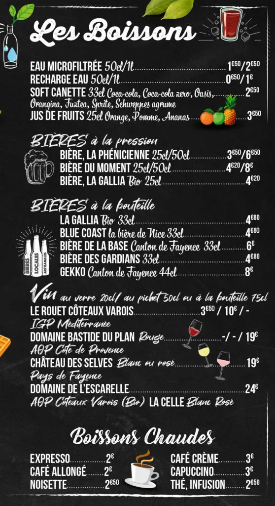 Menu_Le Cabanon - Lac St Cassien_Montauroux_image_2
