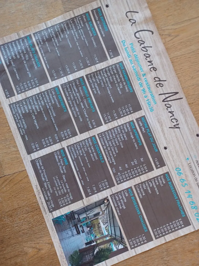 Menu_La Cabane de Nancy_Montauroux_image_2