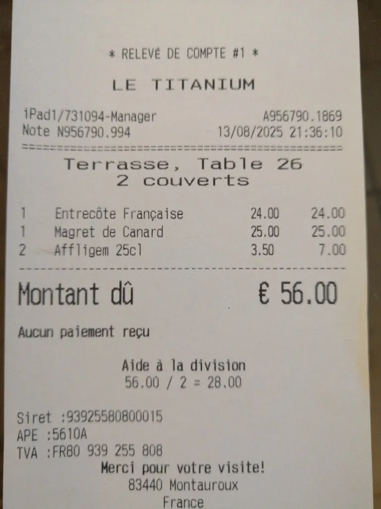 Mauro Dal Molin_Le Titanium_Montauroux_review